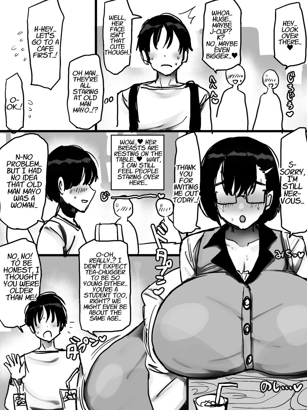 [Marimo Extension (Marimofu)] Net de Shiriatta Jimi Megane Bakunyuu to Otomodachi Koubi Shichau Hanashi | Friend Sex with the Huge-Breasted Plain Bespectacled Babe I Met Online [English] [MayoTL] - Page 4