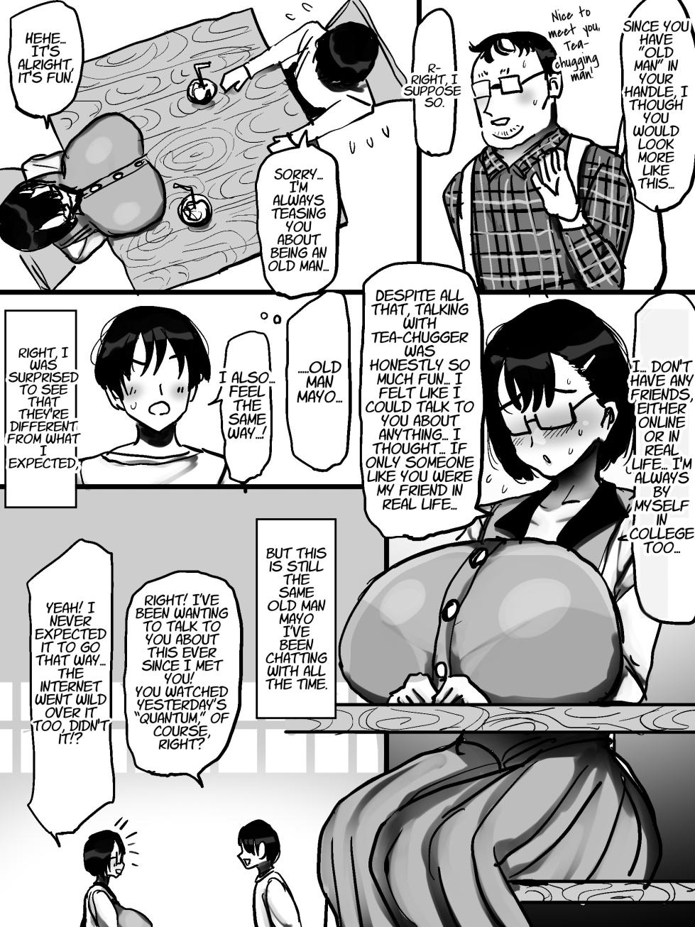 [Marimo Extension (Marimofu)] Net de Shiriatta Jimi Megane Bakunyuu to Otomodachi Koubi Shichau Hanashi | Friend Sex with the Huge-Breasted Plain Bespectacled Babe I Met Online [English] [MayoTL] - Page 5