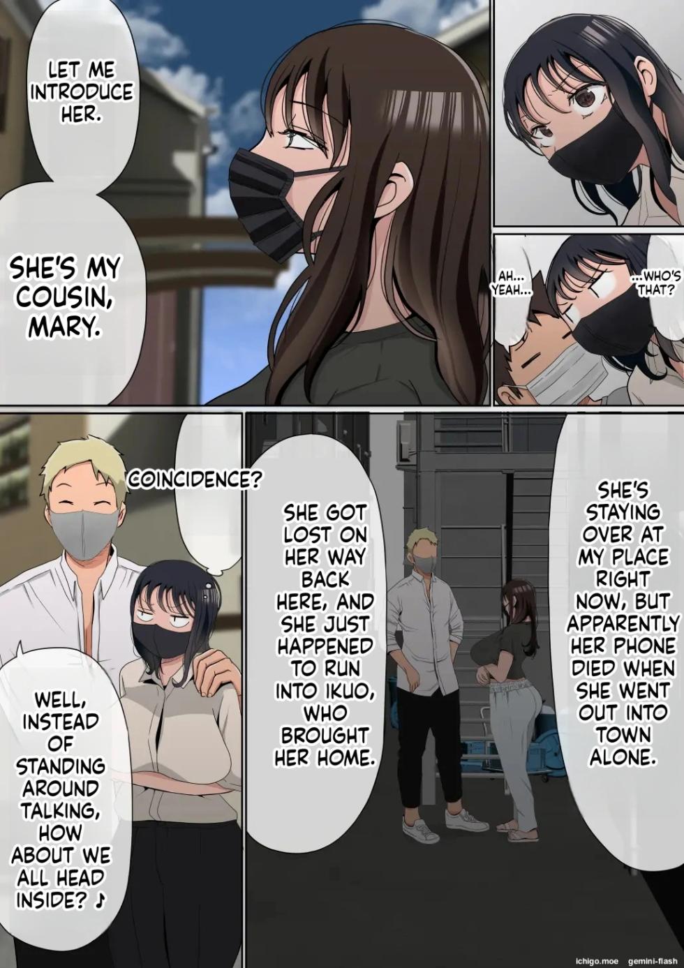 [Akahon Akamoto] Ore no Kyonyuu Kanojo ga, Yarichin ni Ie no Naka de NTR [MTL] - Page 7
