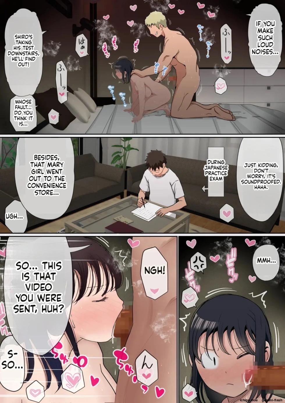 [Akahon Akamoto] Ore no Kyonyuu Kanojo ga, Yarichin ni Ie no Naka de NTR [MTL] - Page 15