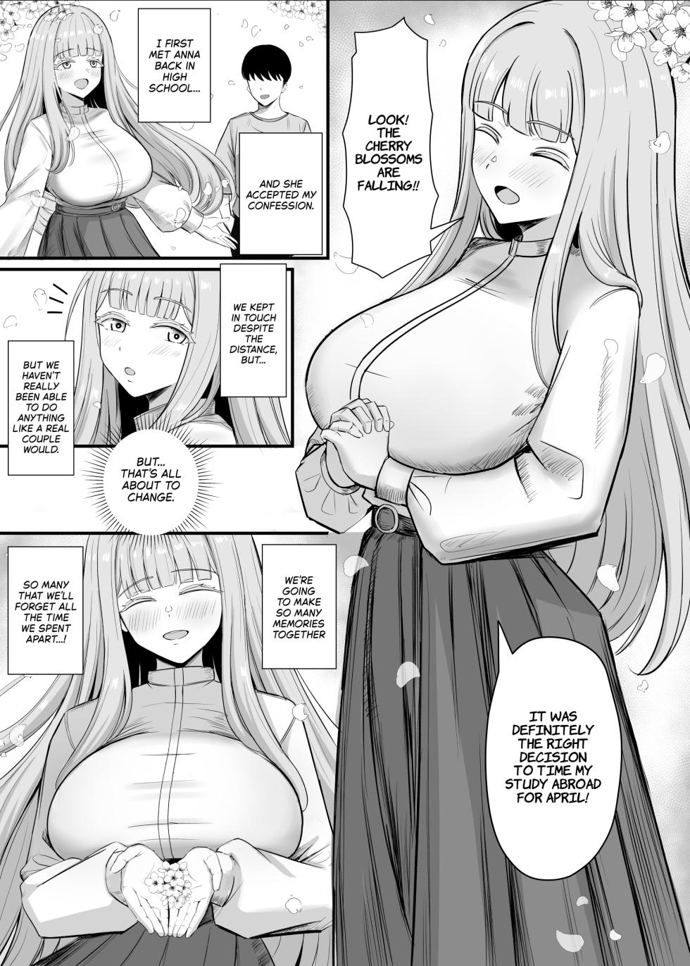 [Misaki (Hanewo)] Kinpatsu Kyonyuu Ani-Ota Ryuugakusei Chorosugi www | The Blond Anime Otaku Exchange Student With Huge Tits Is Such An Easy Target [English] [Comoop] - Page 3