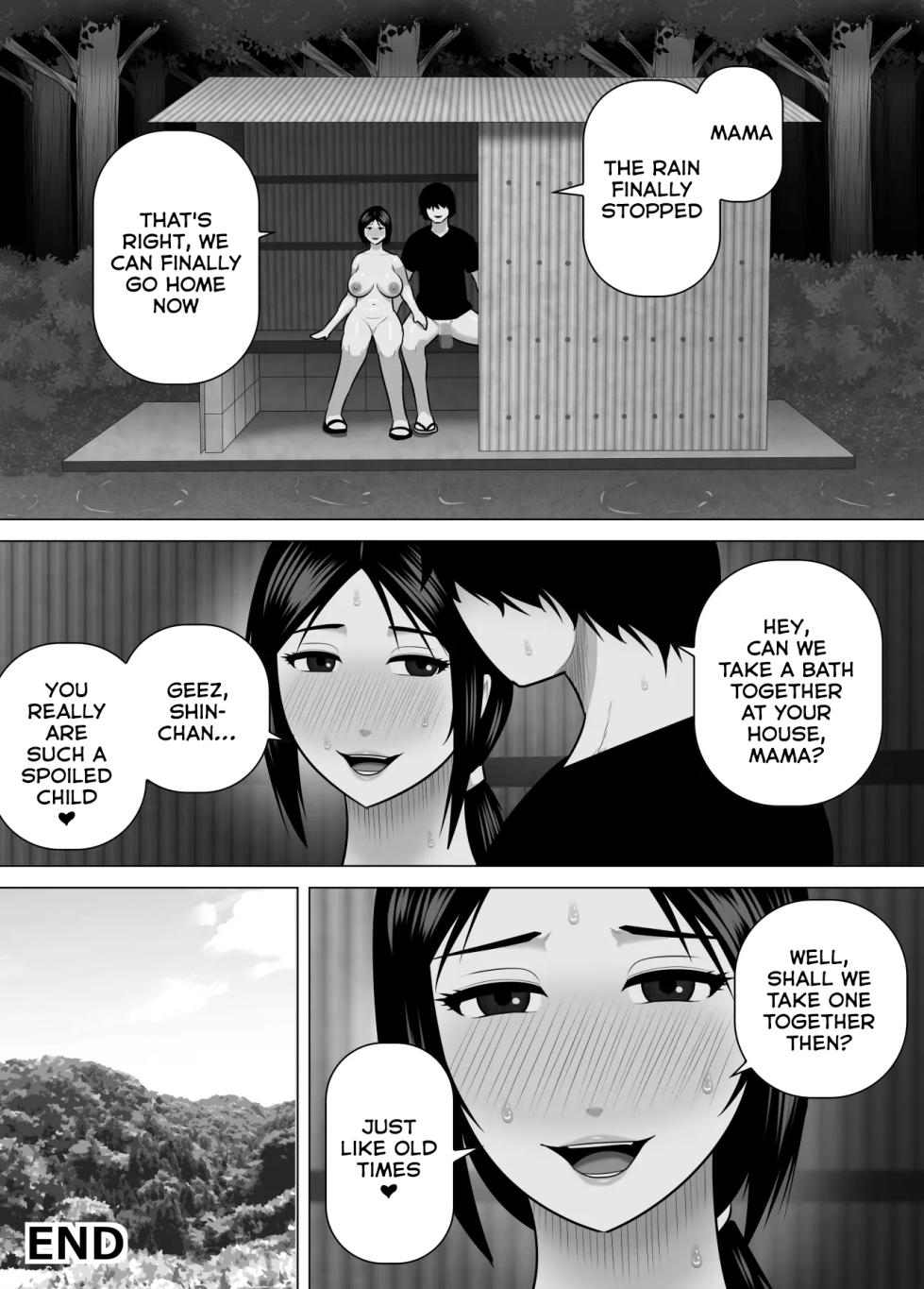 [Asstaro-san (Takasaki Jiro)] Sodate no Oya no Mitsuko-san to Juu-nen-buri ni Inaka de Saikai Shite Sugu ni Sex Shita Hanashi [English] - Page 36