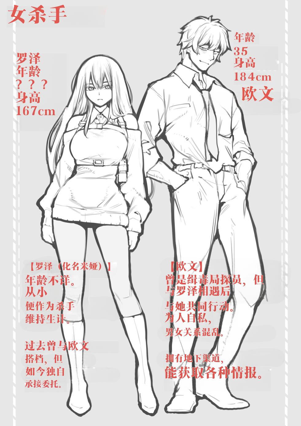 [kojimasarako] 女杀手（中文翻译）[AI渣翻] - Page 1