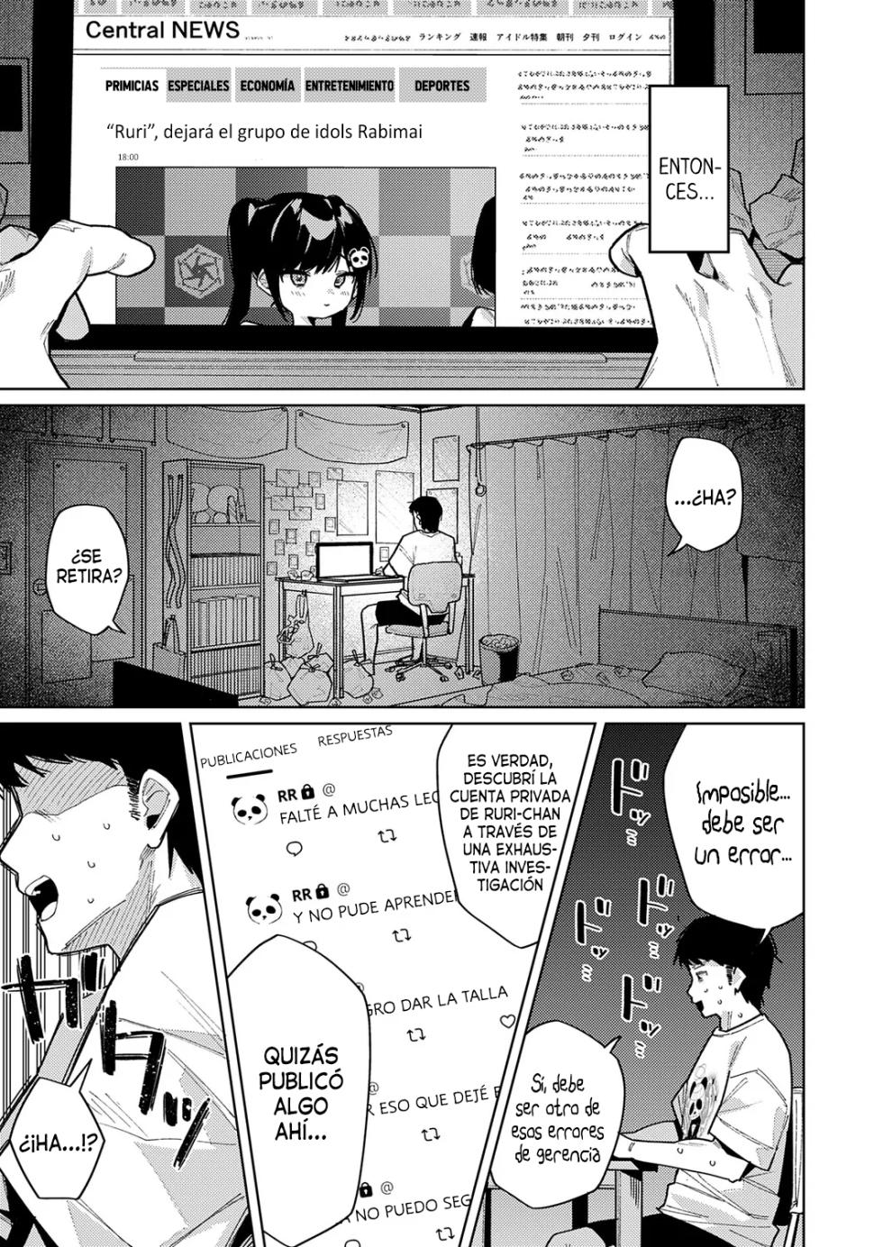 [Arurumo] Kyou wa Boku dake no Idol | Hoy tengo mi propia Idol (COMIC ExE 74) [Spanish] [Traducciones Necesarias] [Digital] - Page 3