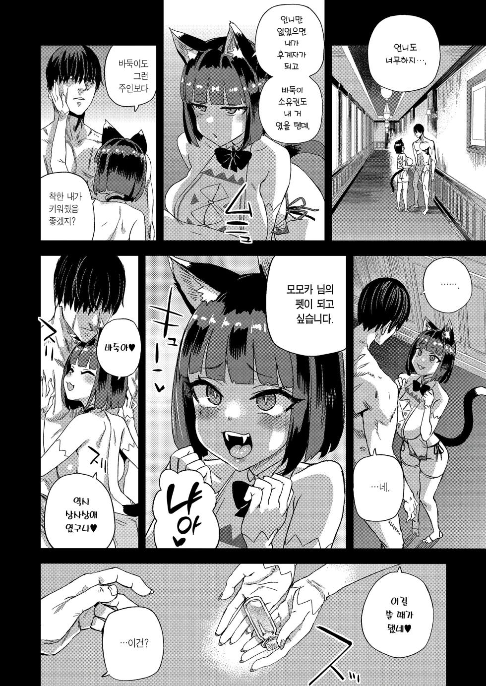 [Fatalpulse (Asanagi)] Nekozoku Musume wa Ningen o Kau. - CAT GIRLS KEEP A HUMAN | 묘족녀는 인간을 기른다. [Korean] [Team Edge] [Decensored] - Page 11