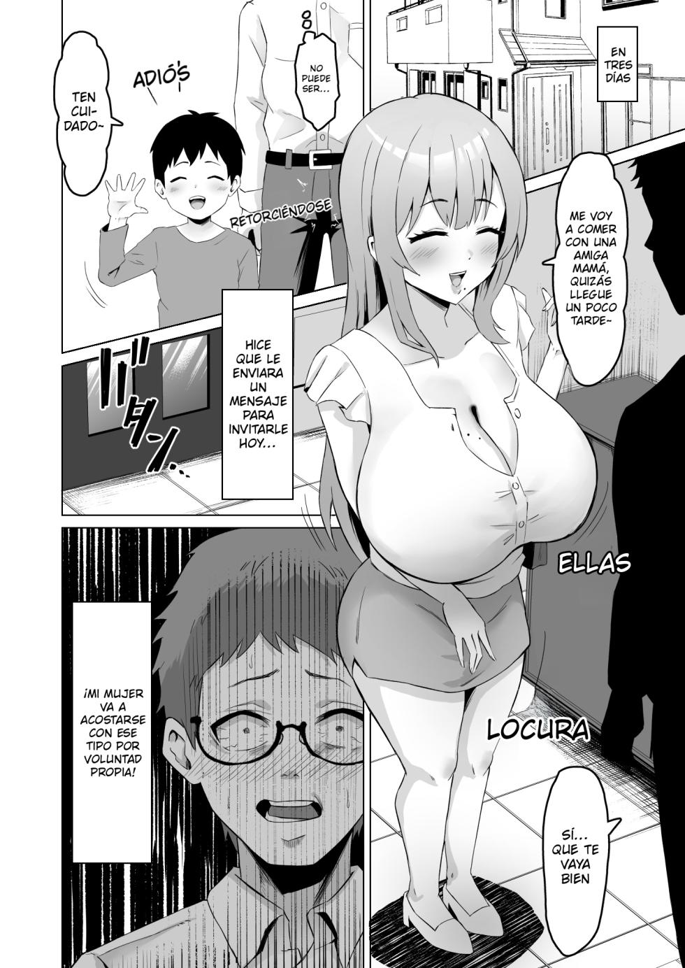 [Samurai Banana (Miyamoto Muga)] Moto Kare ni Tsuma o Kashitara Do-M ni Natte Kaettekita [Spanish] [Digital] - Page 23