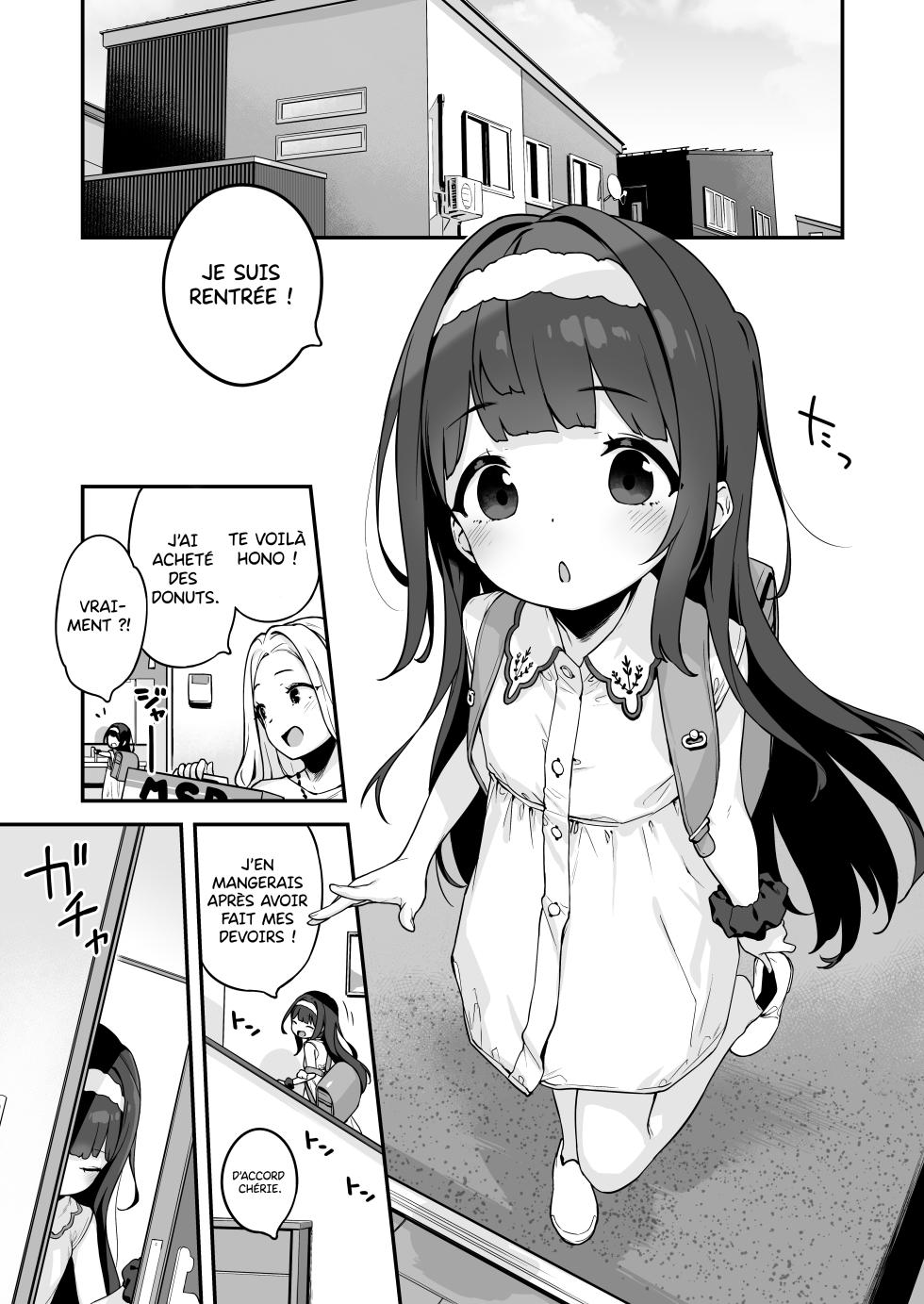 [Mothman (henreader)] Onanie Daisuki Honoka-chan wa Katekyo Chinpo o Benkyou Shitai! | Honoka la branleuse professionelle veut étudier la bite de son prof ! [French] [Les Poroïniens] [Decensuré] - Page 2