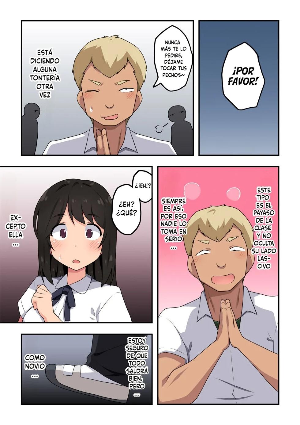 [Fukurou Naru Tori] Oshijaku Kanojo wa Tanomarete...｜Se Dejó Convenver Fáclmente y, cuando se le Preguntó... [Spanish] [Hs enfermos] - Page 4