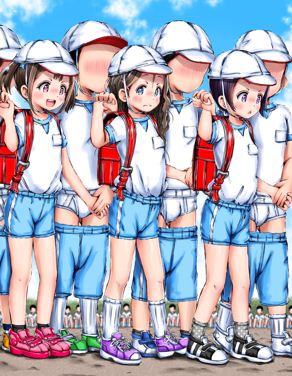 [ひ~げぇぽん] フォークダンスの男女両方裸になる差分です。( ＾ω＾ )男子が裸になるならそりゃあ女子も興味津々でおさわりしちゃうよねって流れで♬(*‘ω‘ *) (2026-07-23 Pixiv Fanbox) - Page 35