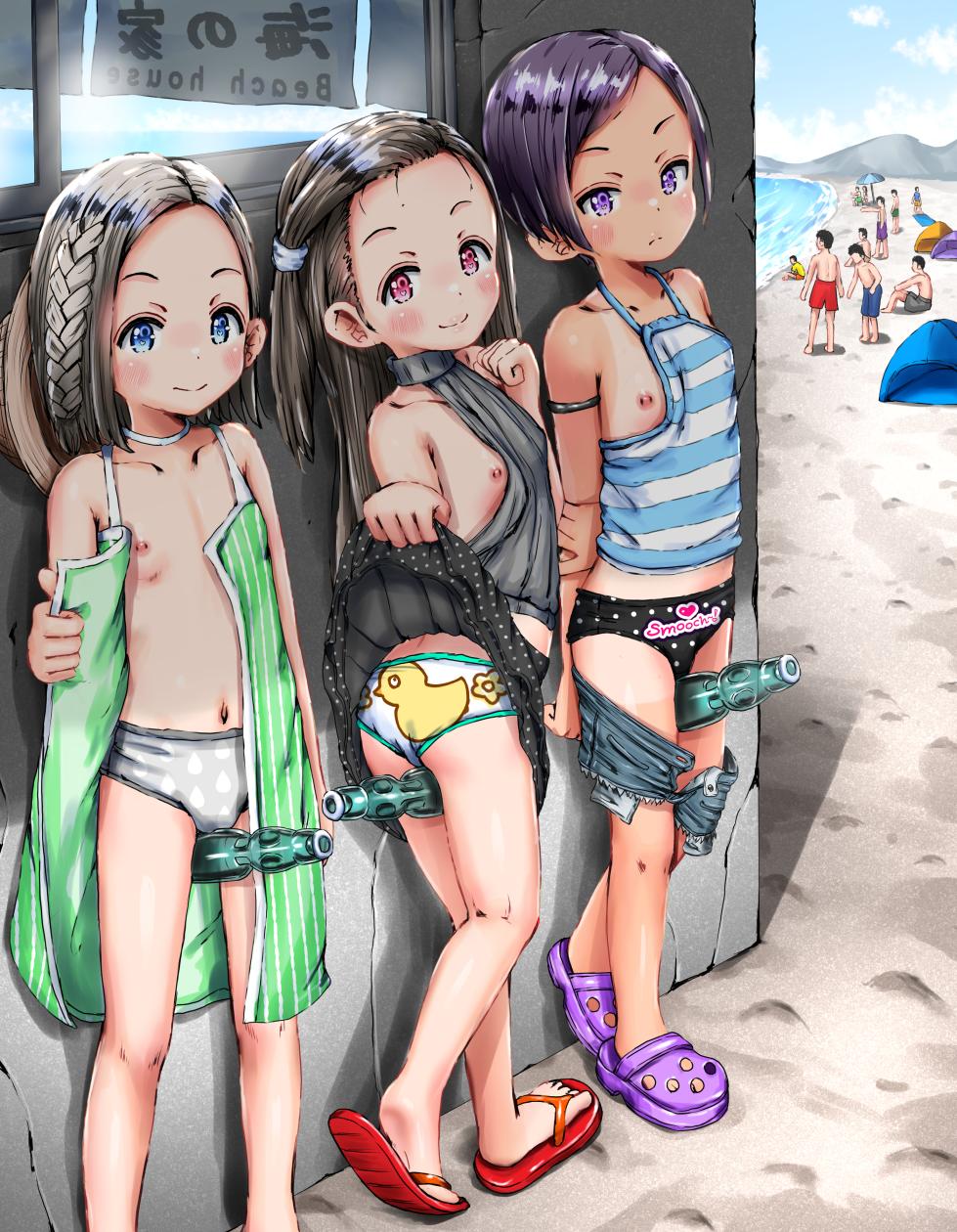 [ひ~げぇぽん] お盆休みですからね♬田舎に帰って海行って服脱いで露出しましょう♡( ＾ω＾ ) (2026-08-13 Pixiv Fanbox) - Page 5