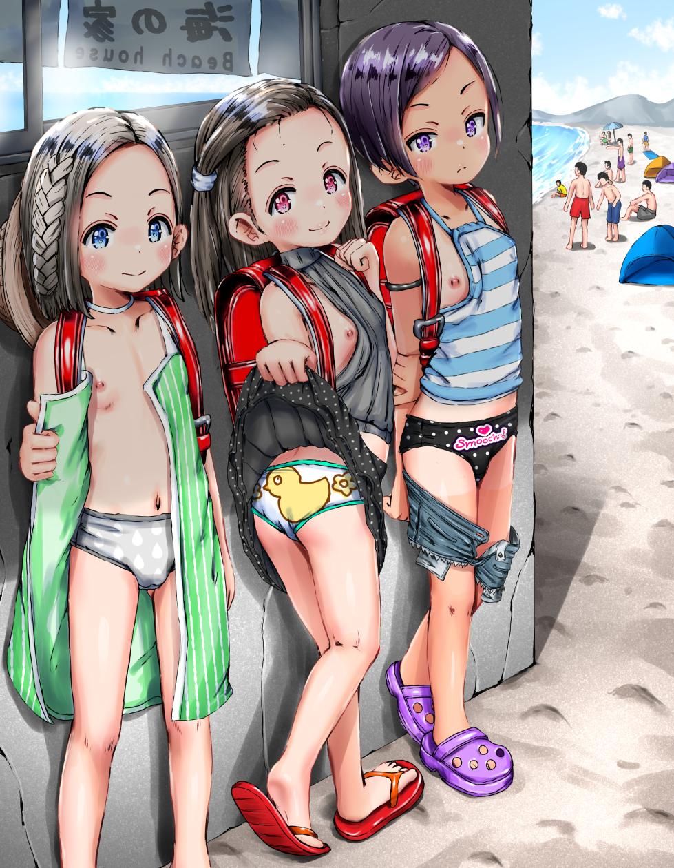 [ひ~げぇぽん] お盆休みですからね♬田舎に帰って海行って服脱いで露出しましょう♡( ＾ω＾ ) (2026-08-13 Pixiv Fanbox) - Page 24