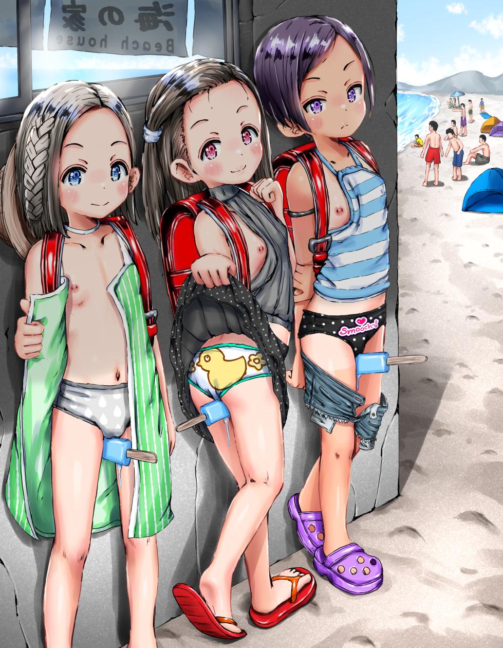 [ひ~げぇぽん] お盆休みですからね♬田舎に帰って海行って服脱いで露出しましょう♡( ＾ω＾ ) (2026-08-13 Pixiv Fanbox) - Page 26