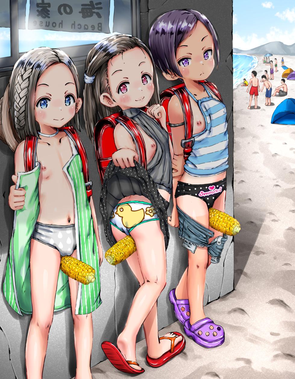 [ひ~げぇぽん] お盆休みですからね♬田舎に帰って海行って服脱いで露出しましょう♡( ＾ω＾ ) (2026-08-13 Pixiv Fanbox) - Page 27