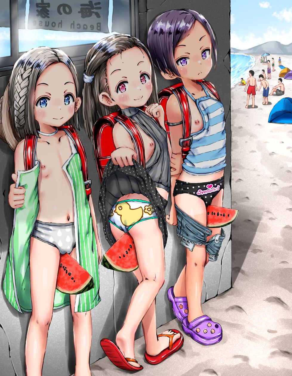 [ひ~げぇぽん] お盆休みですからね♬田舎に帰って海行って服脱いで露出しましょう♡( ＾ω＾ ) (2026-08-13 Pixiv Fanbox) - Page 28