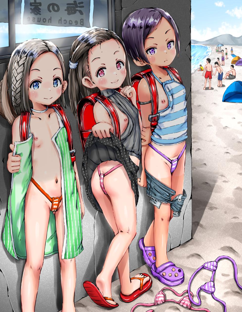 [ひ~げぇぽん] お盆休みですからね♬田舎に帰って海行って服脱いで露出しましょう♡( ＾ω＾ ) (2026-08-13 Pixiv Fanbox) - Page 29