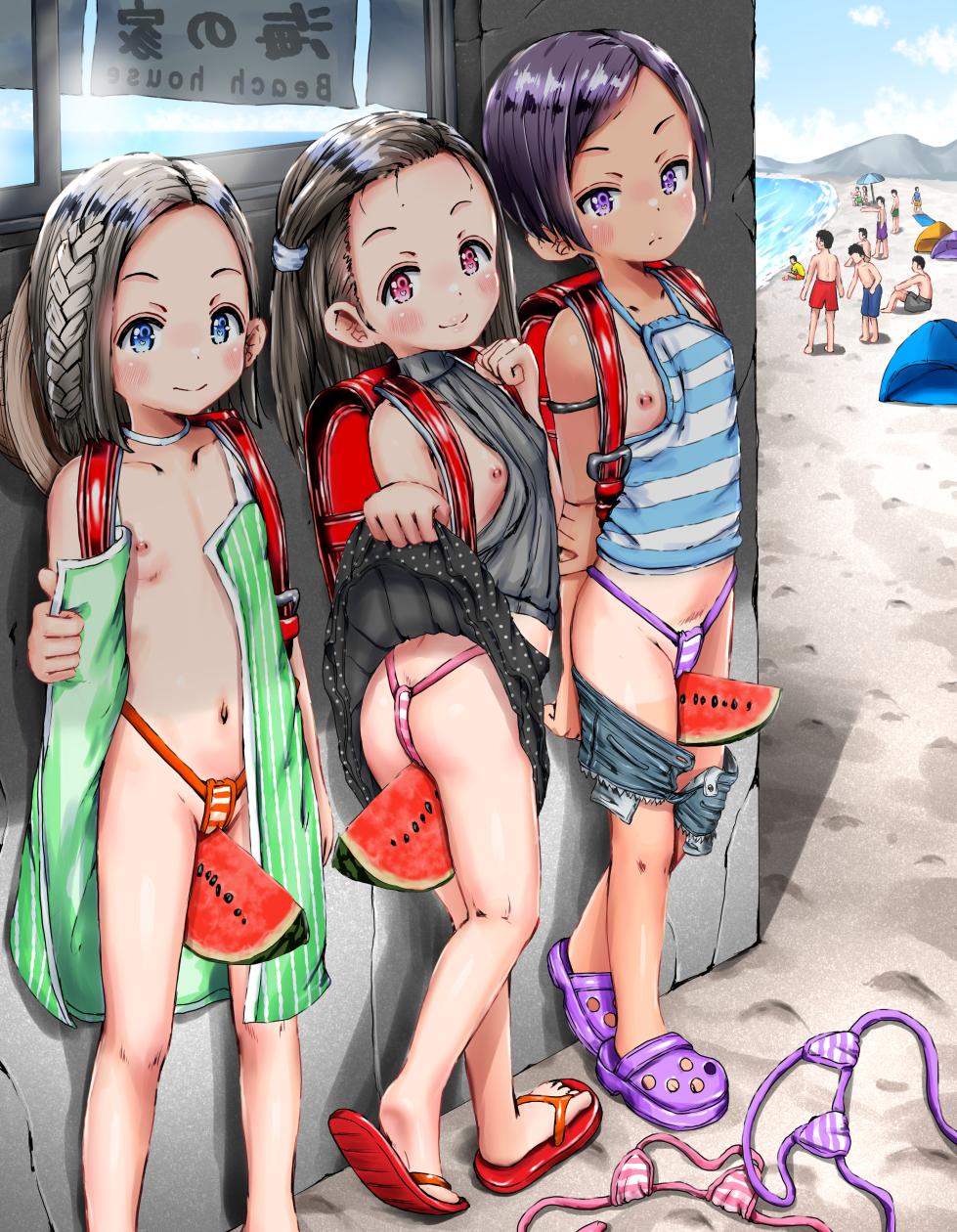 [ひ~げぇぽん] お盆休みですからね♬田舎に帰って海行って服脱いで露出しましょう♡( ＾ω＾ ) (2026-08-13 Pixiv Fanbox) - Page 33