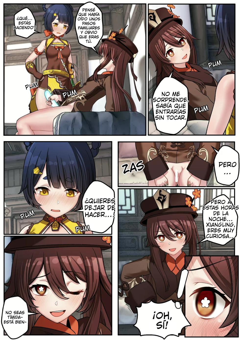 [MoMoKo] Kanojo-tachi no Jorei Houhou | How They Make Ghosts Peace (Genshin Impact) [Spanish] [ProxyScanX] - Page 6